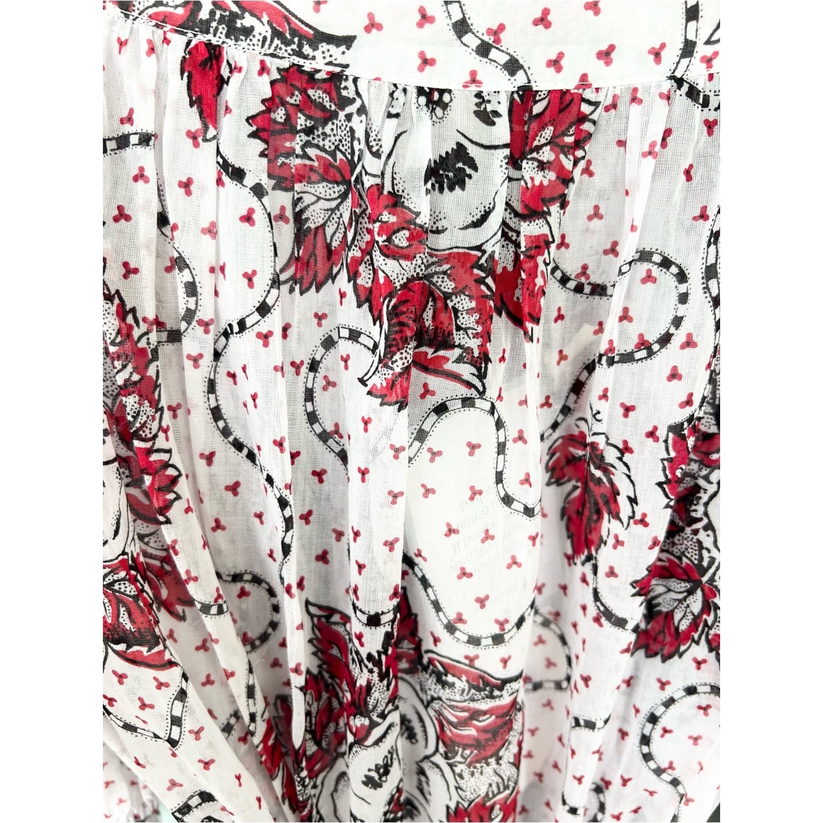 The Vampire’s Wife Nwt The Guardian Wild Meadow Rose Cotton Dress Summer Size 6 — image 7 of 8